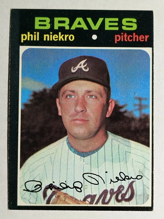 1971 Topps #30 Phil Niekro (EX)
