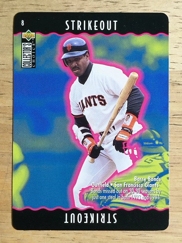 1996 Collector's Choice You Make the Play #8 Barry Bonds