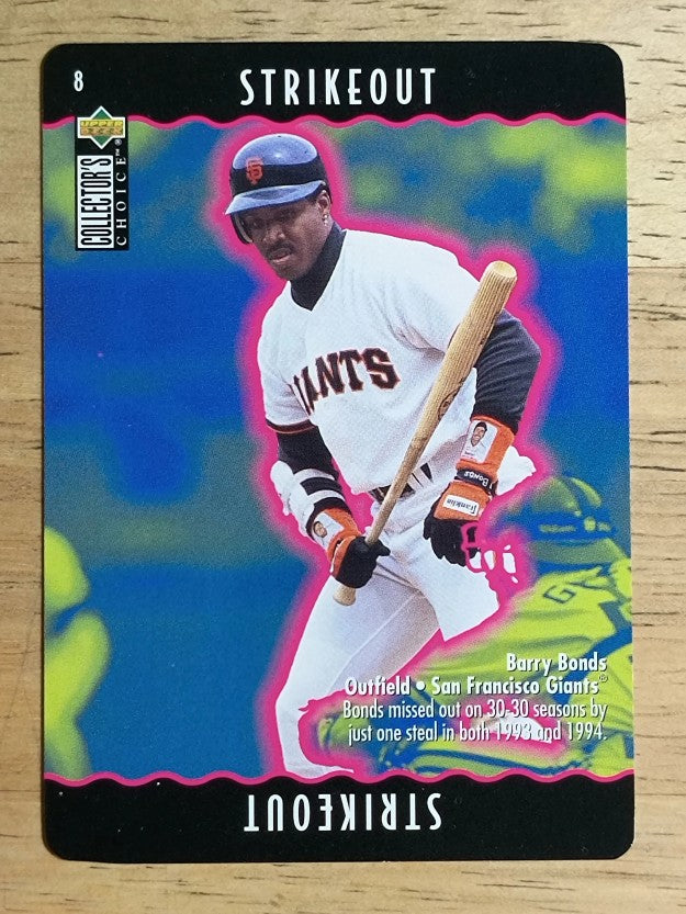 1996 Collector's Choice You Make the Play #8 Barry Bonds
