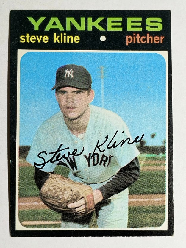 1971 Topps #51 Steve Kline RC (EXMT)