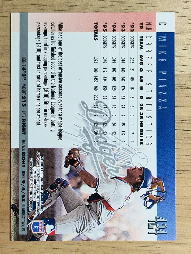 1996 Donruss #424 Mike Piazza