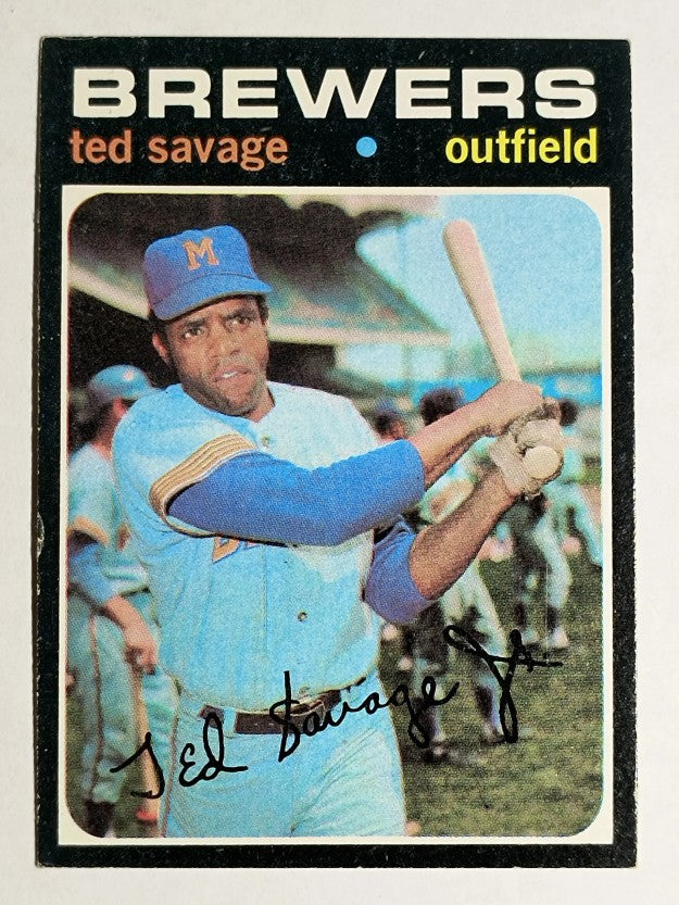 1971 Topps #76 Ted Savage (VGEX)