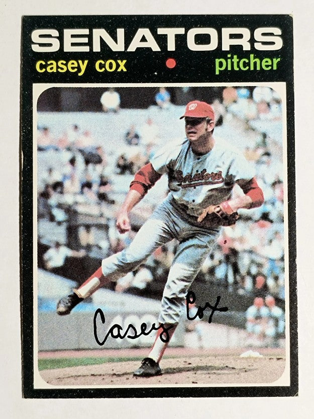 1971 Topps #82 Casey Cox (EX)