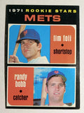 1971 Topps #83 Rookie Stars/Tim Foli RC/Randy Bobb (VG)