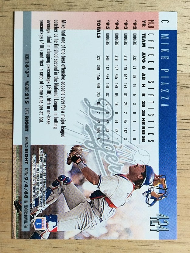 1996 Donruss #424 Mike Piazza
