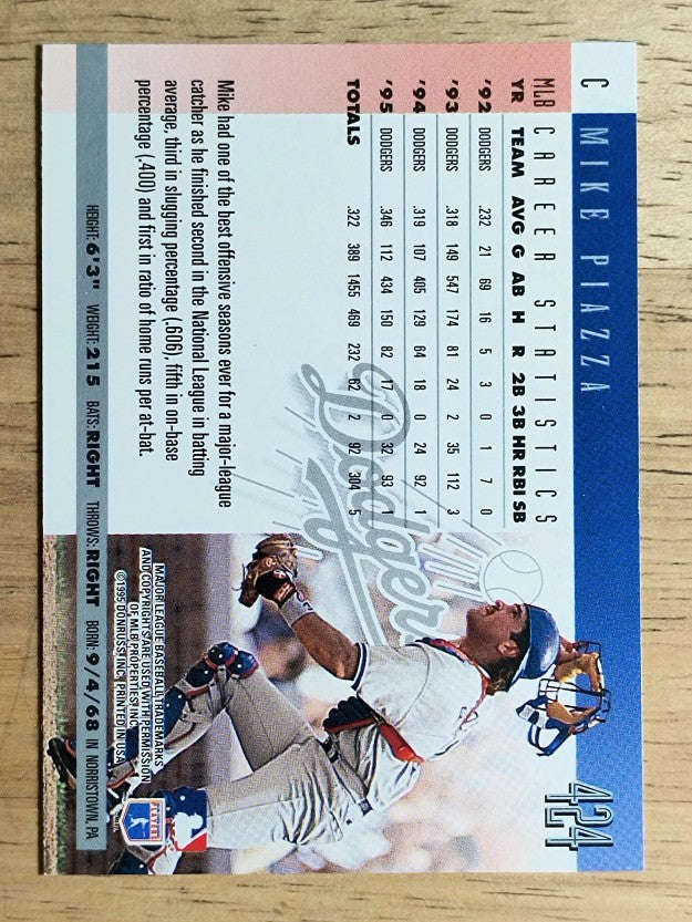 1996 Donruss #424 Mike Piazza