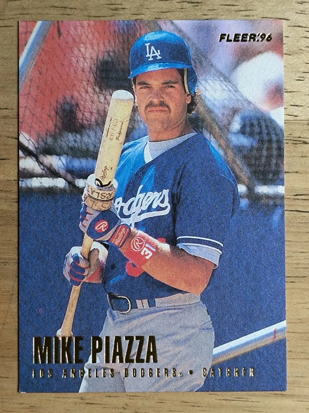 1996 Fleer #445 Mike Piazza