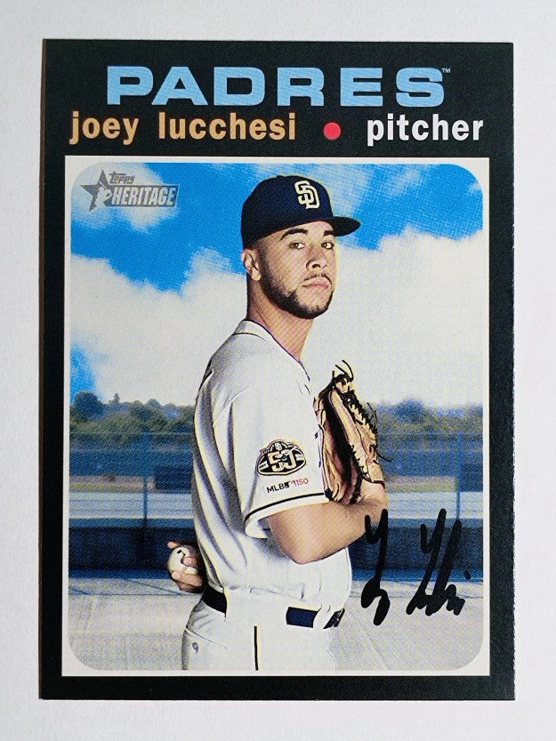 2020 Topps Heritage #109 Joey Lucchesi