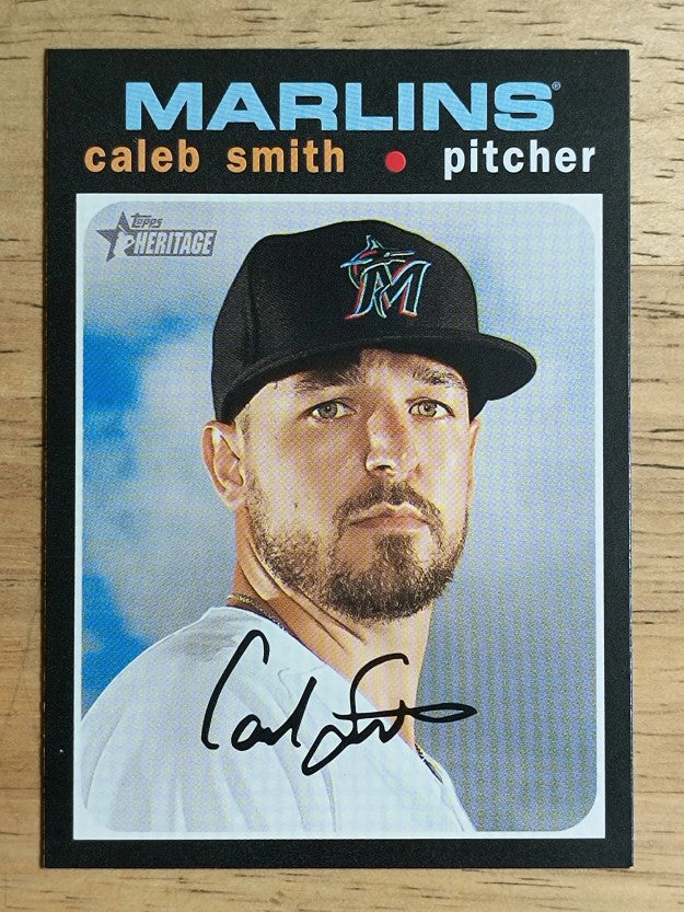 2020 Topps Heritage #114 Caleb Smith