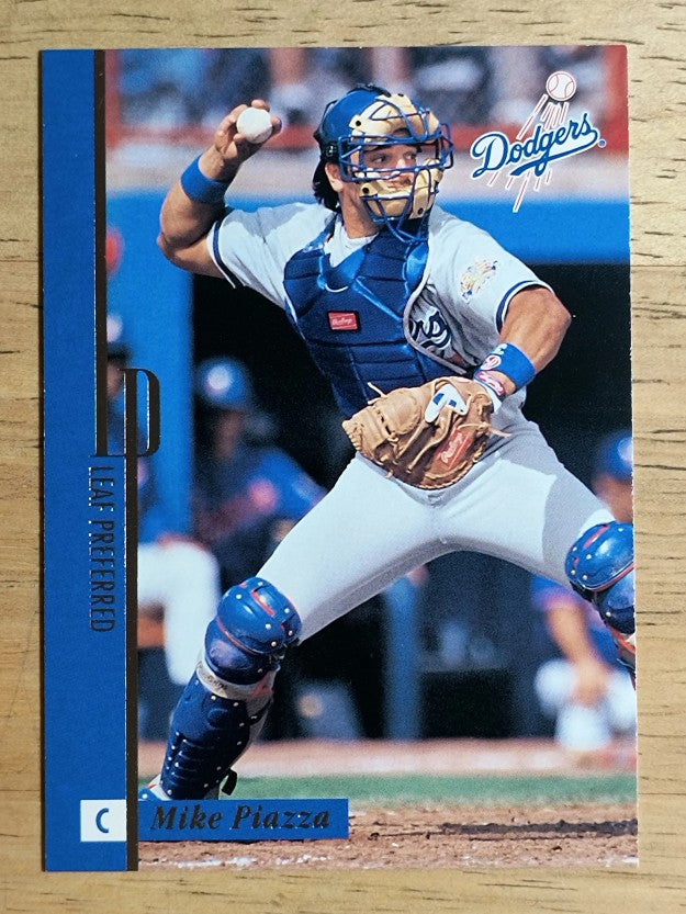 1996 Leaf Preferred #25 Mike Piazza