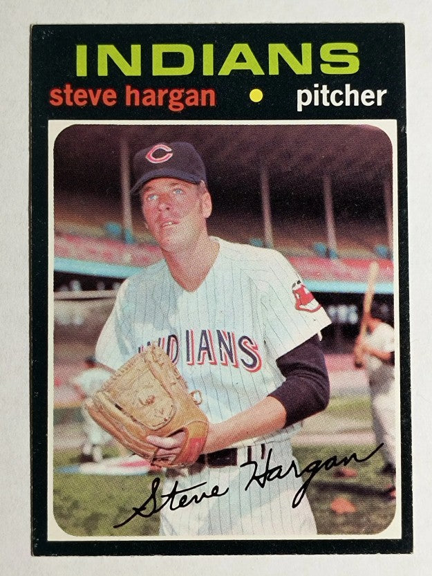 1971 Topps #375 Steve Hargan (EX)