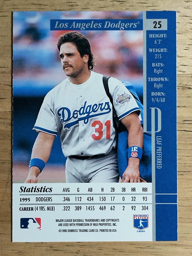 1996 Leaf Preferred #25 Mike Piazza