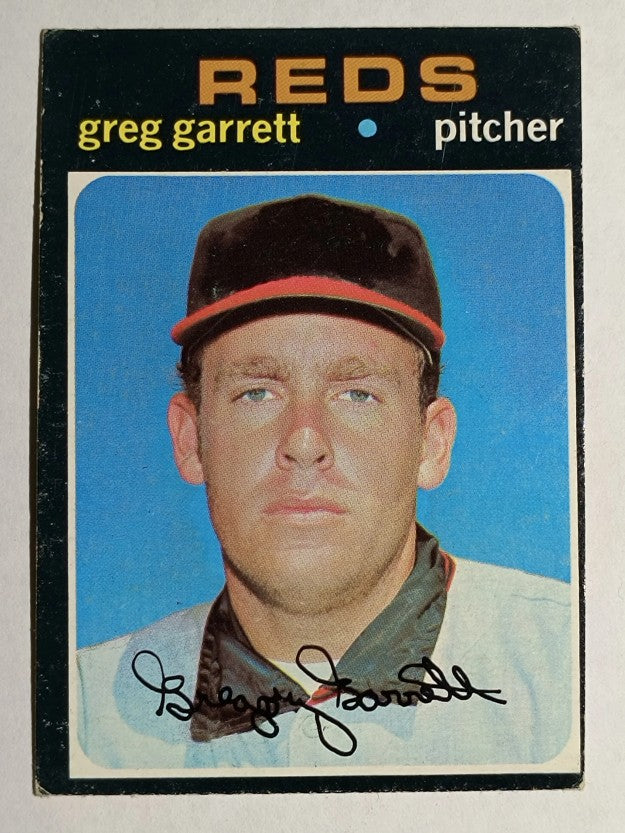 1971 Topps #377 Greg Garrett (VGEX)