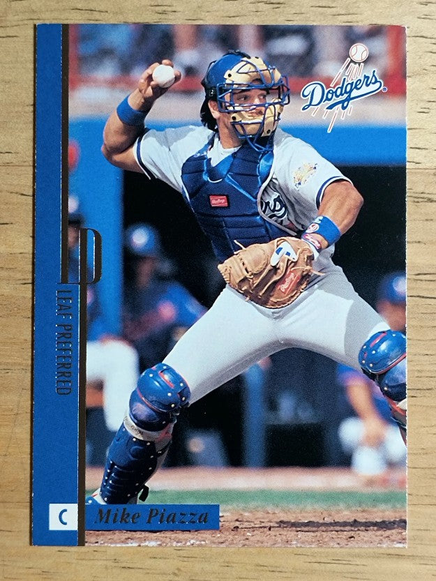 1996 Leaf Preferred #25 Mike Piazza