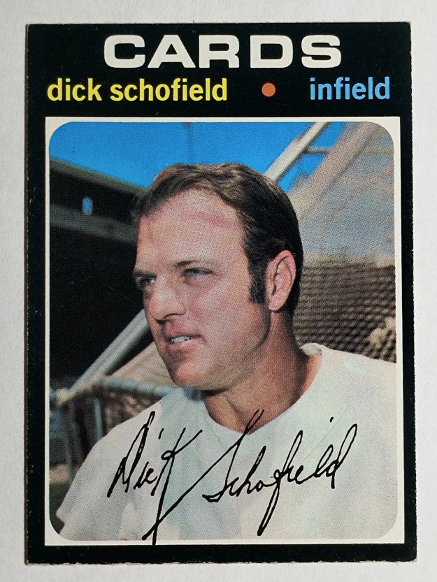 1971 Topps #396 Dick Schofield (EX)