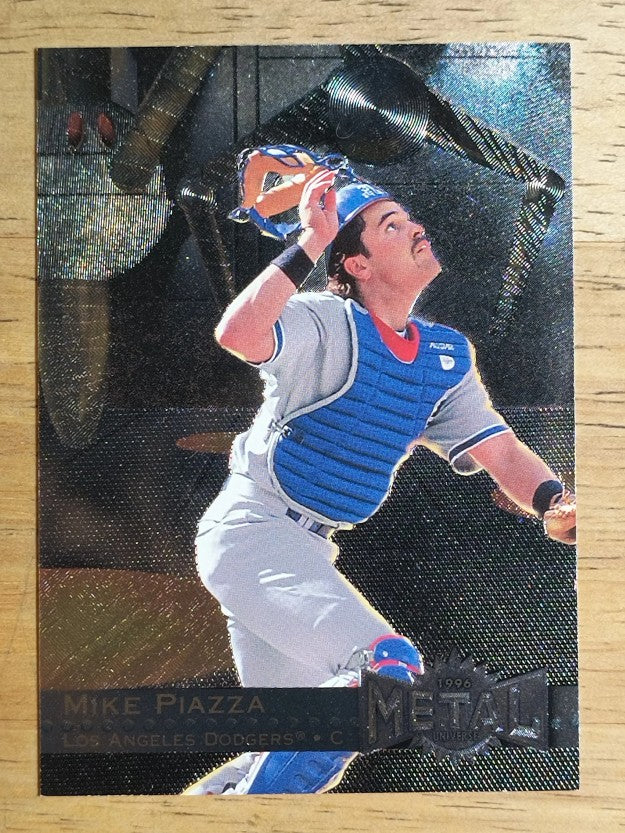 1996 Metal Universe #187 Mike Piazza