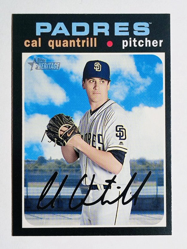 2020 Topps Heritage #115 Cal Quantrill