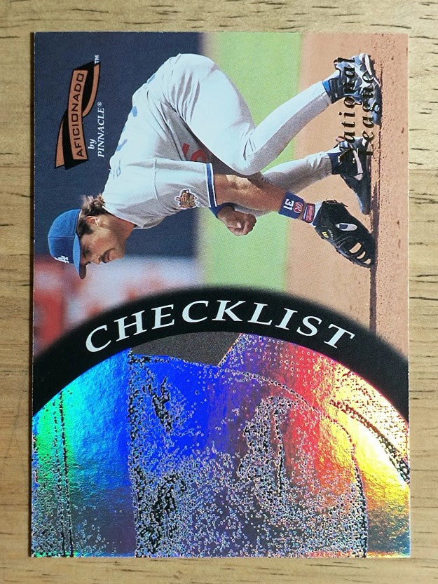 1996 Pinnacle Aficionado #198 Mike Piazza CL