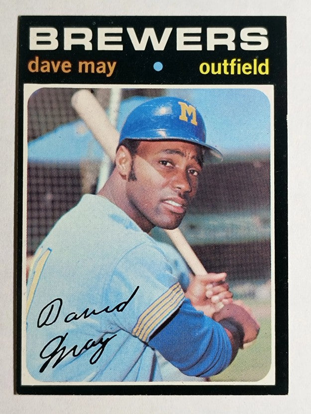 1971 Topps #493 Dave May (EXMT)