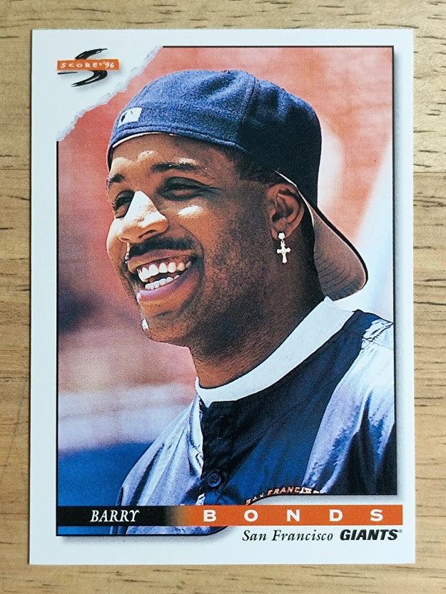 1996 Score #340 Barry Bonds