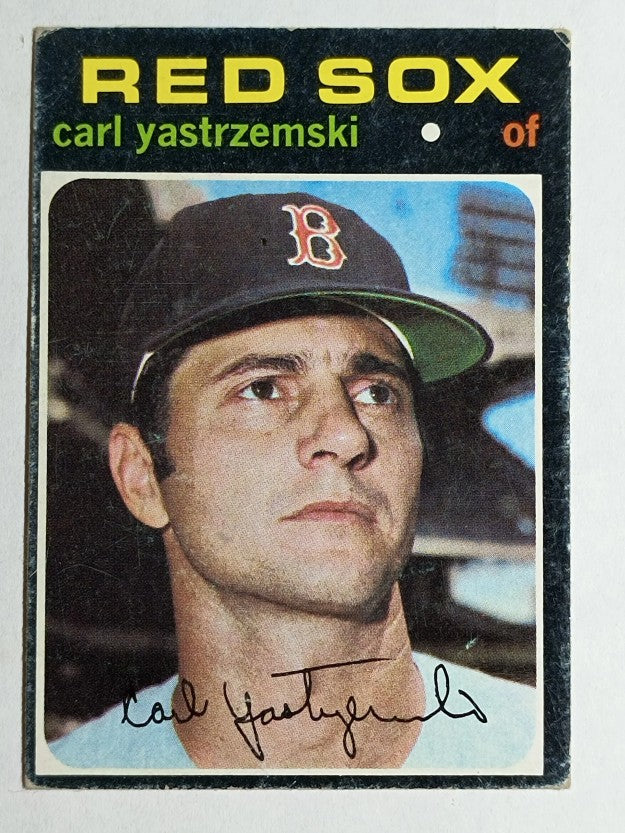 1971 Topps #530 Carl Yastrzemski (VGEX)