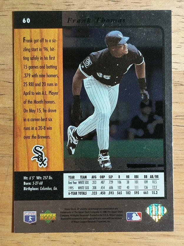 1996 SP #60 Frank Thomas