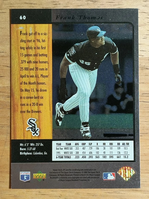 1996 SP #60 Frank Thomas