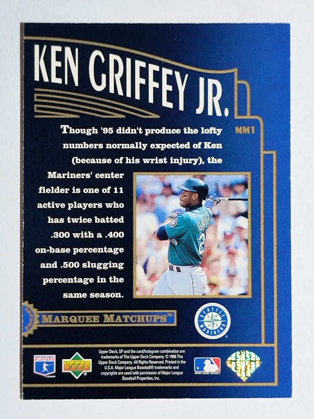 1996 SP Marquee Matchups #MM1 Ken Griffey Jr.
