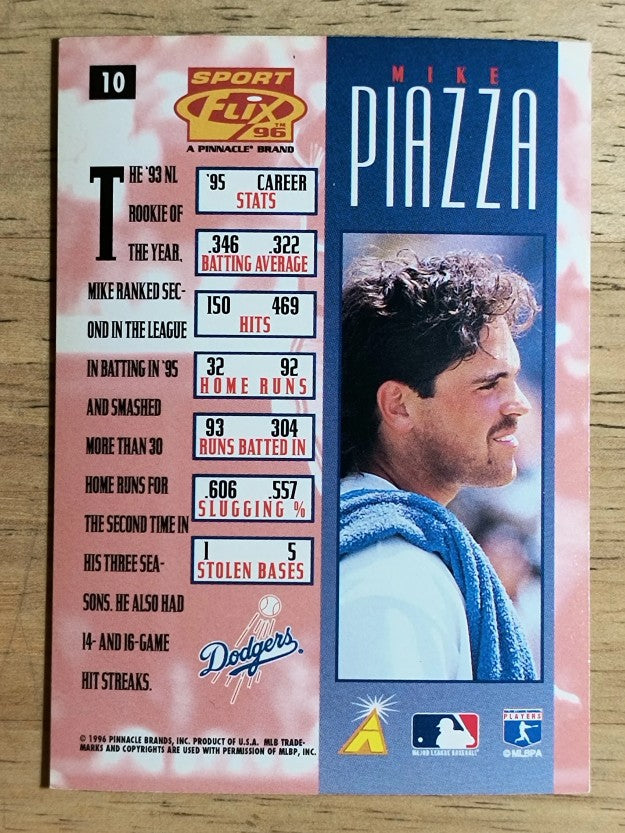 1996 Sportflix #10 Mike Piazza
