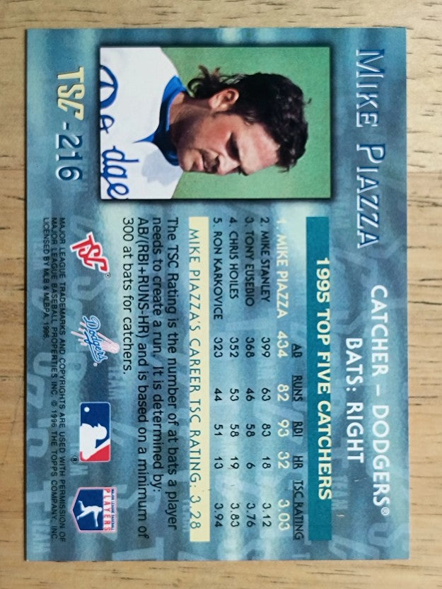 1996 Stadium Club #216 Mike Piazza TSC SP