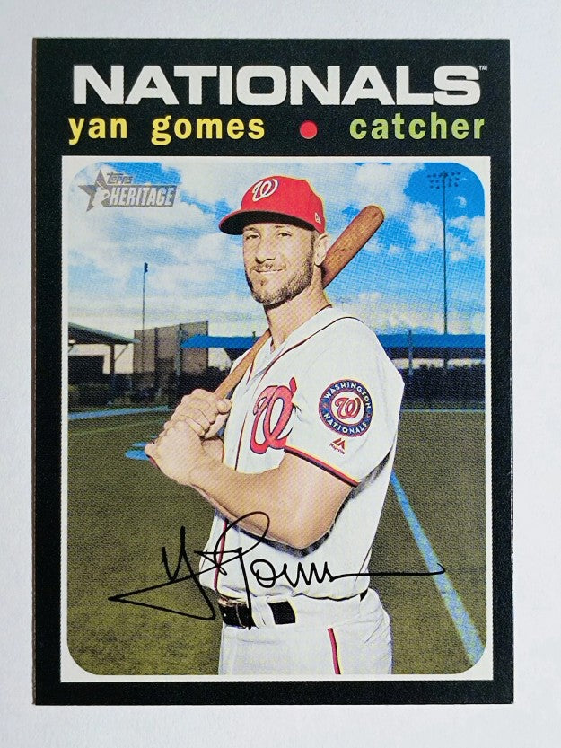 2020 Topps Heritage #127 Yan Gomes