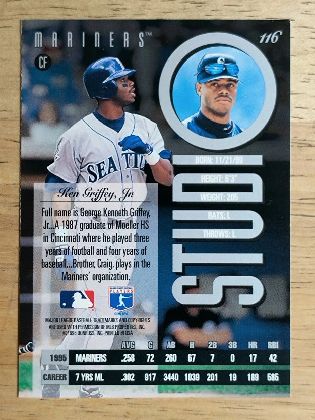 1996 Studio #116 Ken Griffey Jr.