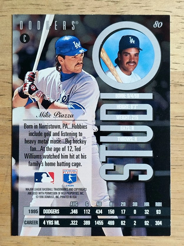 1996 Studio #80 Mike Piazza