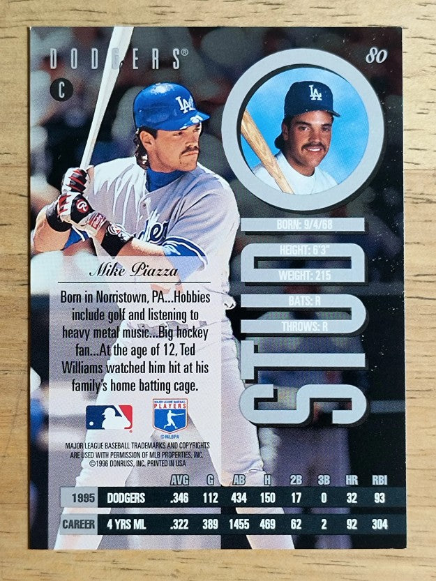 1996 Studio #80 Mike Piazza