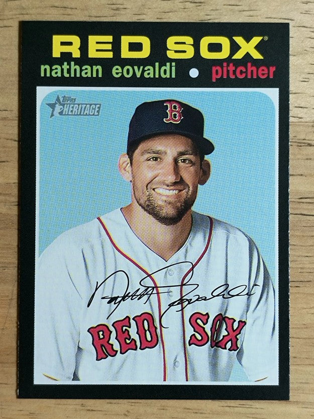 2020 Topps Heritage #140 Nathan Eovaldi
