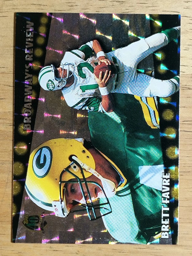 1996 Topps Broadway's Reviews #BR4 Brett Favre