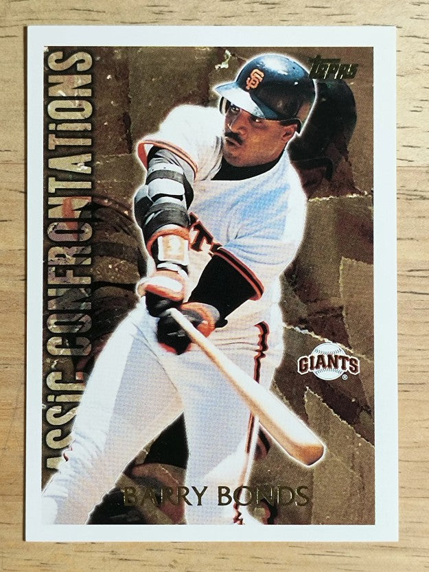 1996 Topps Classic Confrontations #CC6 Barry Bonds