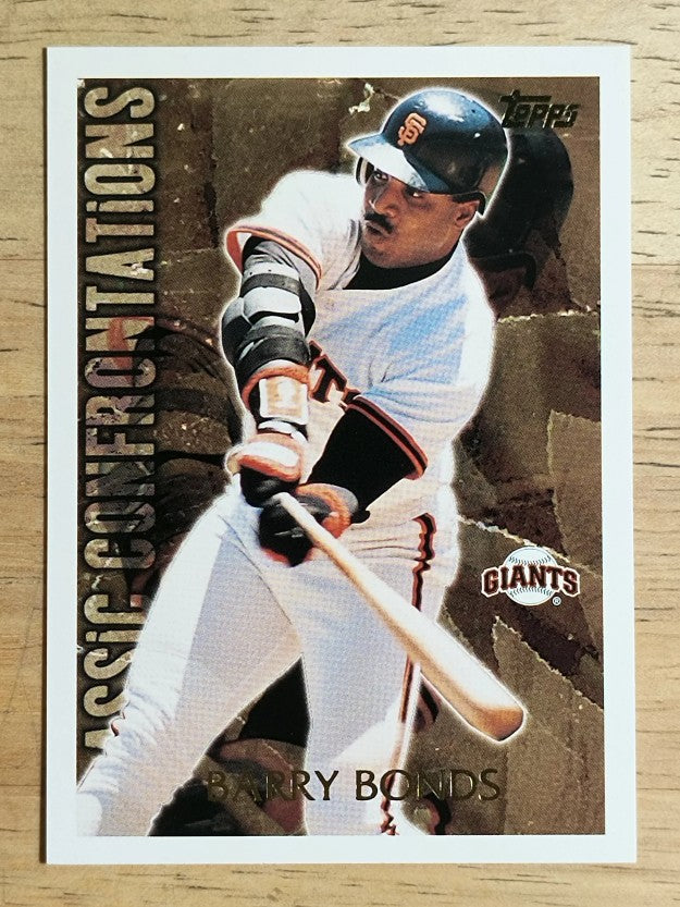 1996 Topps Classic Confrontations #CC6 Barry Bonds