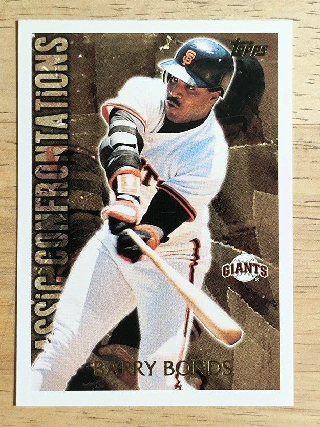 1996 Topps Classic Confrontations #CC6 Barry Bonds