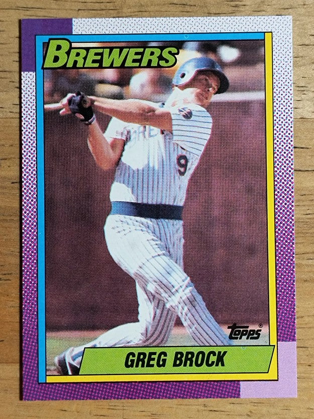 1990 Topps #139 Greg Brock