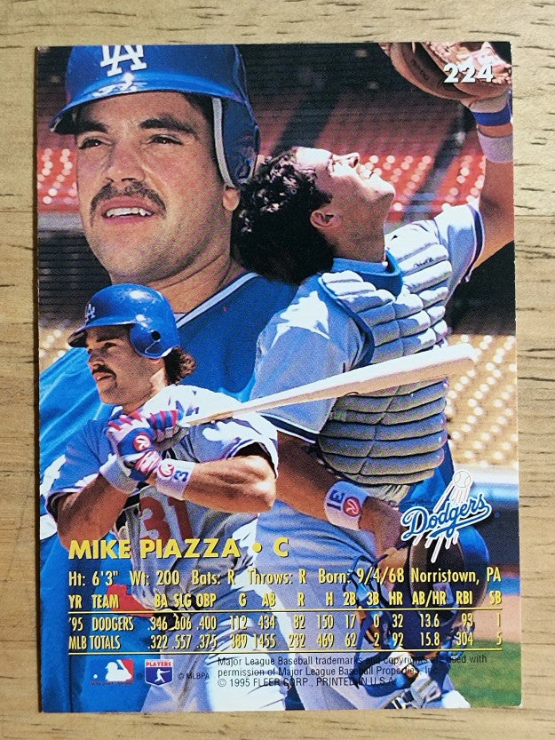 1996 Ultra #224 Mike Piazza
