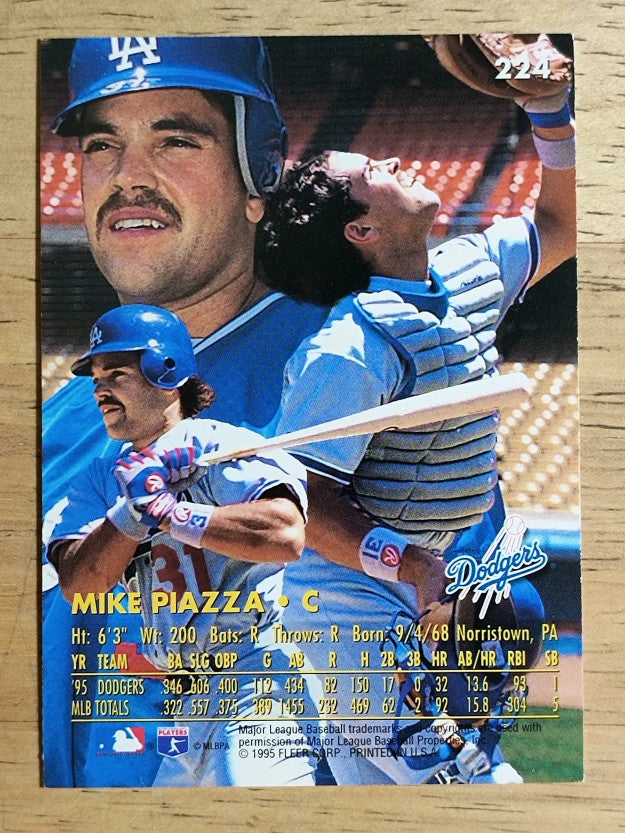 1996 Ultra #224 Mike Piazza
