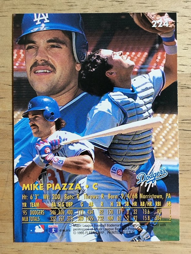 1996 Ultra #224 Mike Piazza