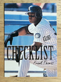 1996 Ultra Checklists #B10 Frank Thomas