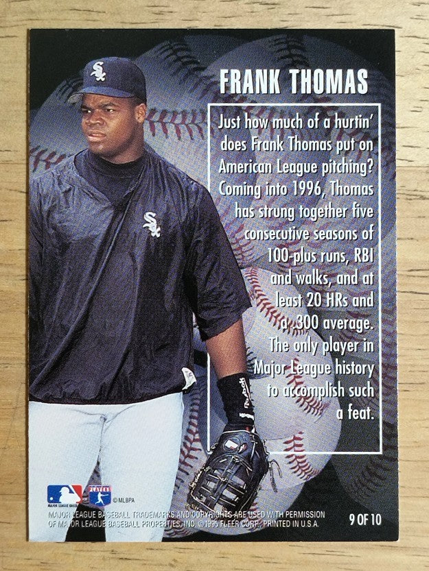 1996 Ultra RBI Kings #9 Frank Thomas