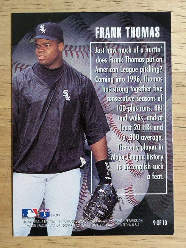 1996 Ultra RBI Kings #9 Frank Thomas