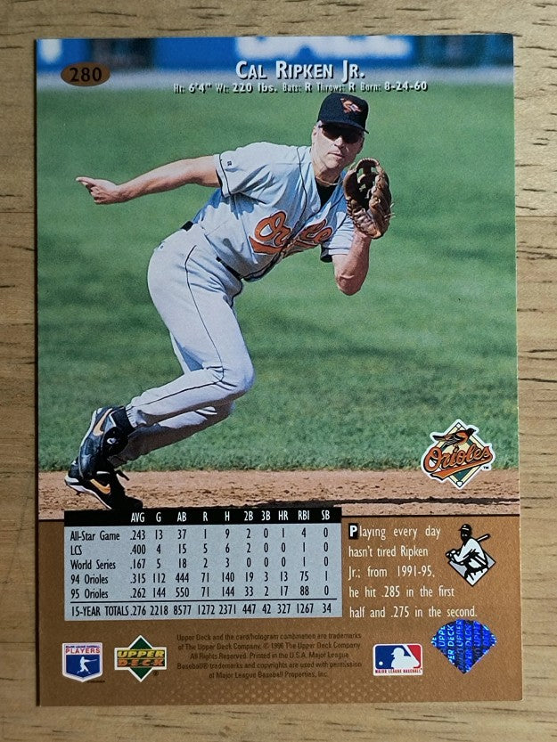1996 Upper Deck #280 Cal Ripken