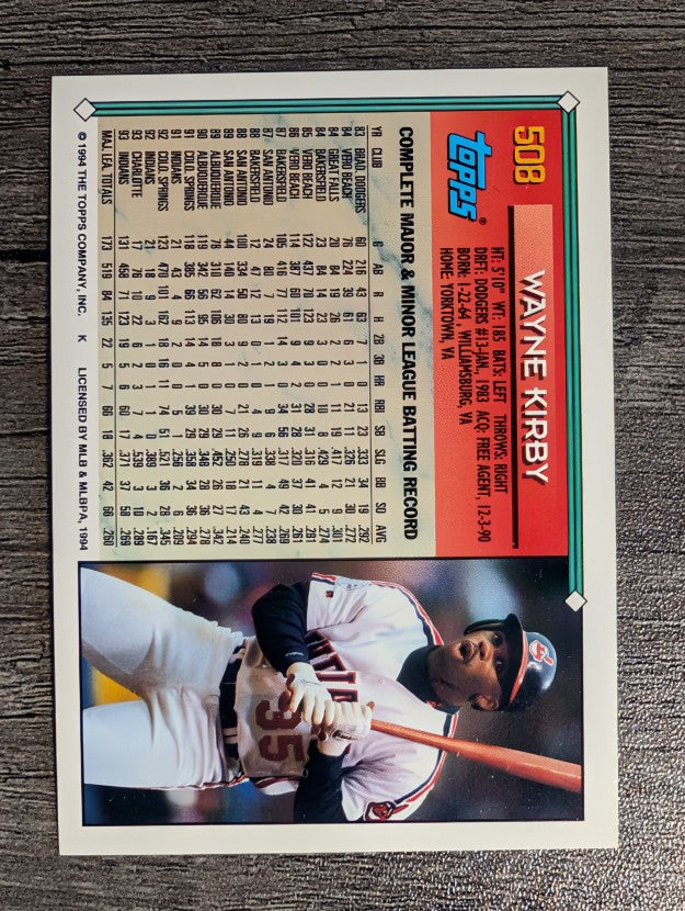 1994 Topps #508 Wayne Kirby