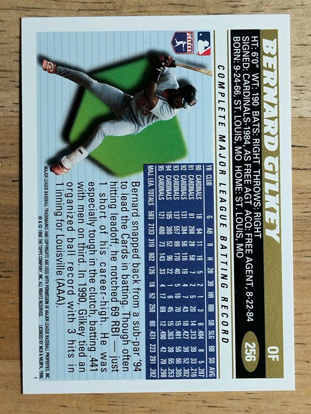 1996 Topps #256 Bernard Gilkey