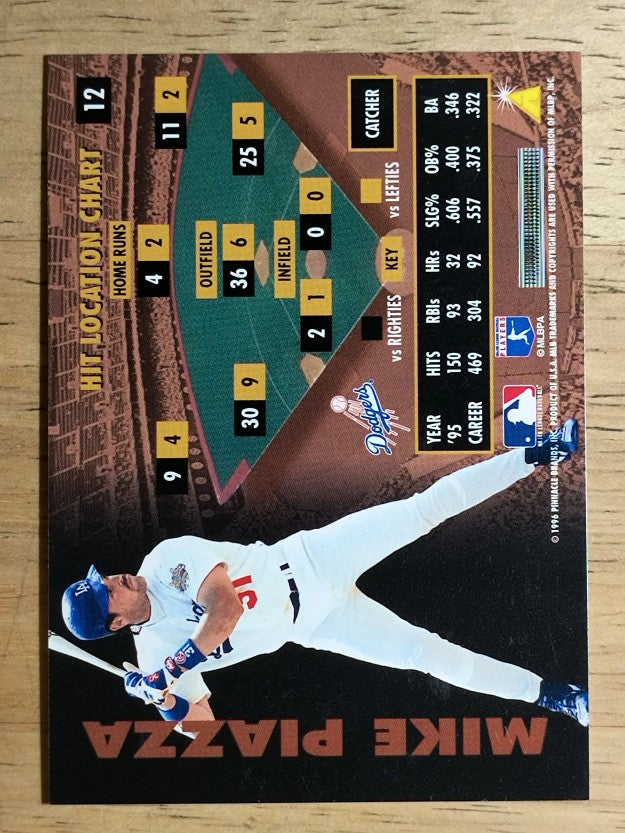 1996 Zenith #12 Mike Piazza